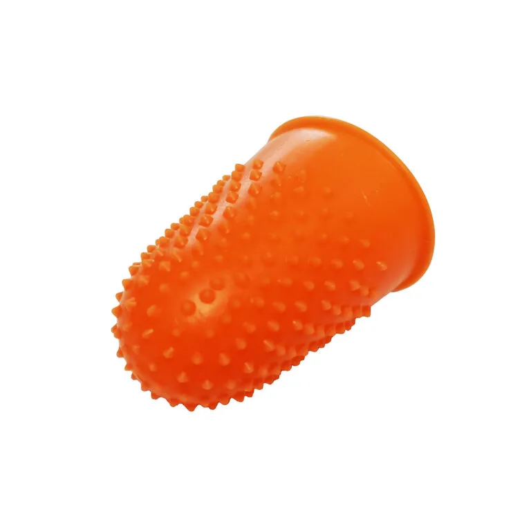 Dedal de silicona Nextep No. 11, bolsa con 10 piezas, color naranja