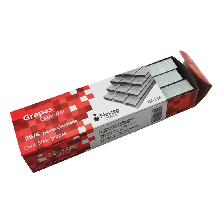 Grapas Estándar 26/6 (Caja c/5040) — Nextep