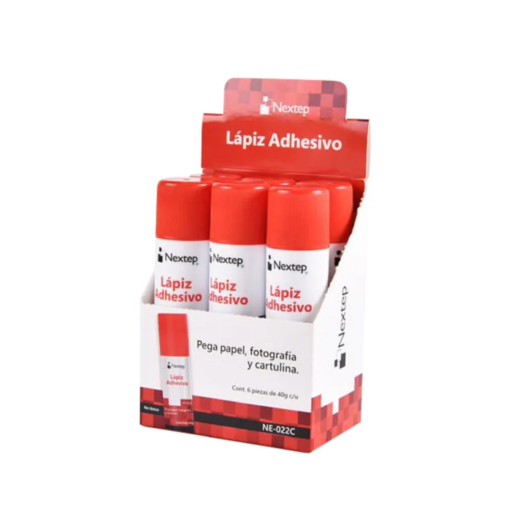 Lápiz adhesivo Nextep 40 gramos, caja con 6 piezas