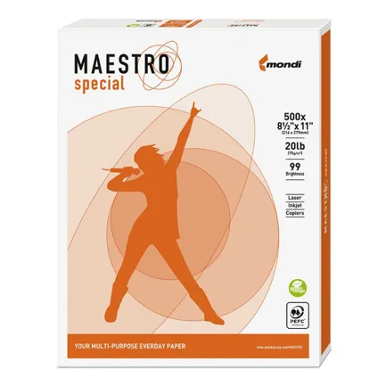 Papel Cortado Maestro Special Carta, caja con 5,000 hojas