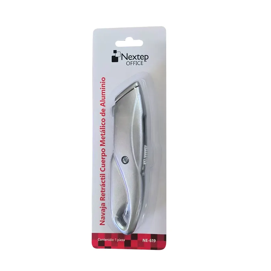Navaja Retráctil Cuerpo de Aluminio — Nextep